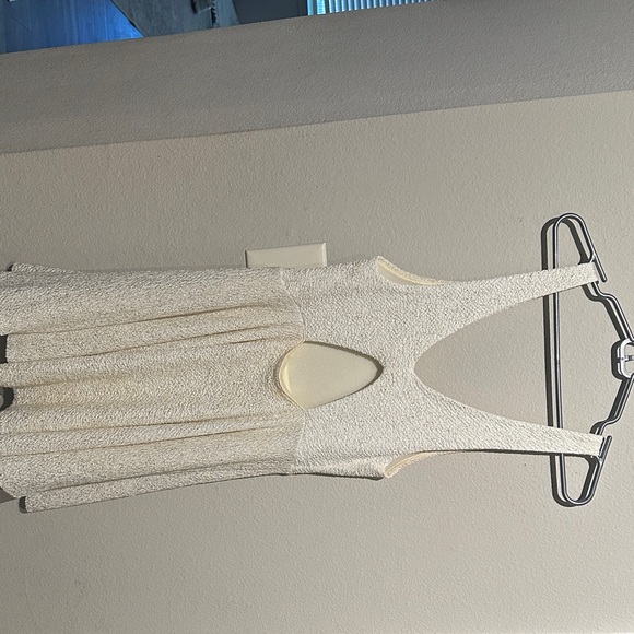 Silence + Noise Cream Textured Dress - Picture 3 of 3